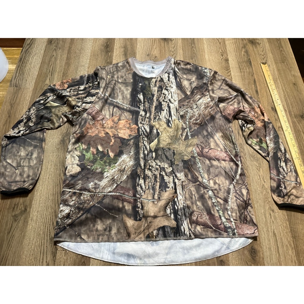 Can-Am Shirts Mens Size XL Long Sleeve Tech Jersey BRP Mossy Oak Country Camo